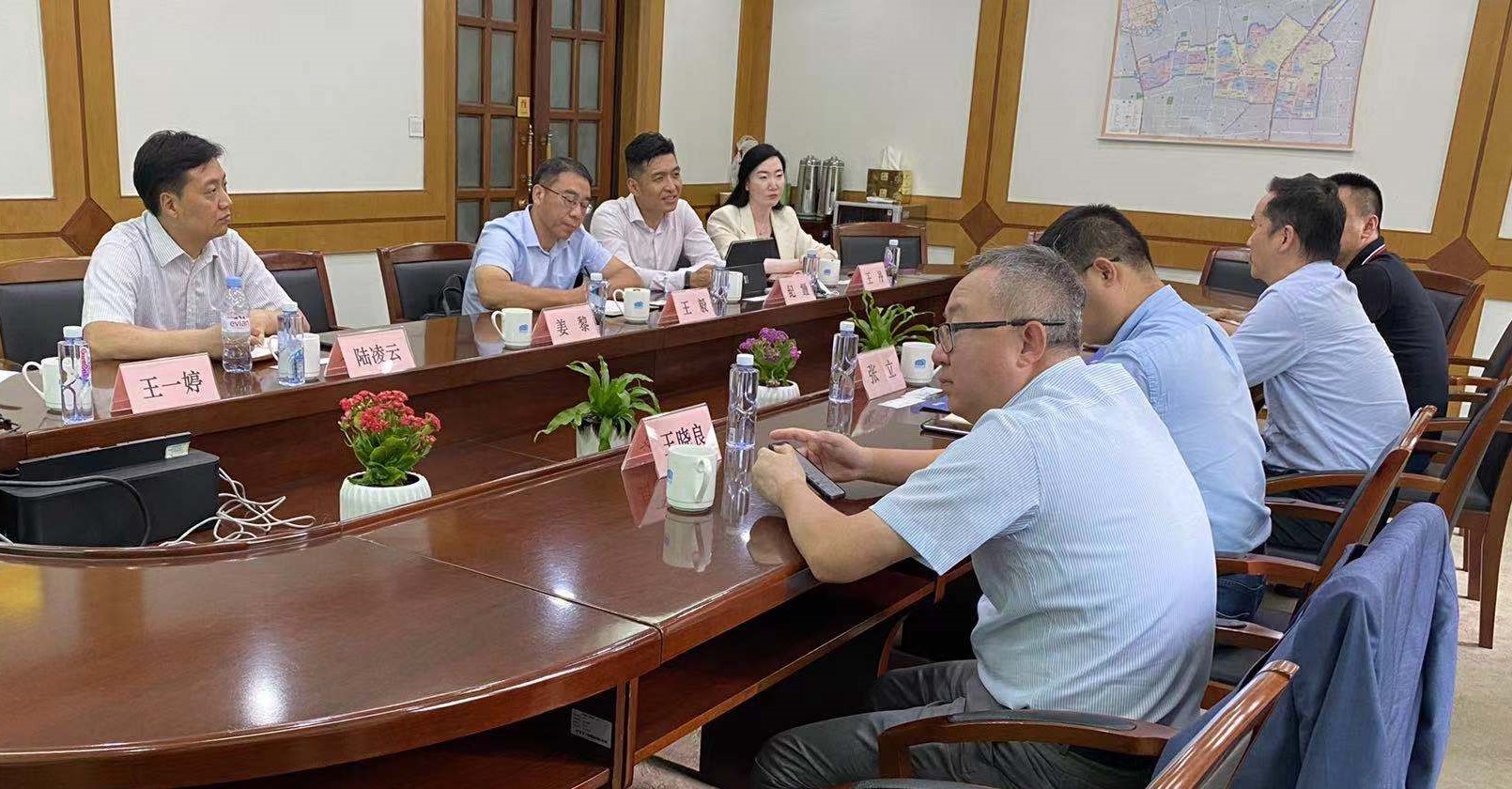 走近宝山 | 普菲特到访上海市宝山区高境经济开发区考察交流
