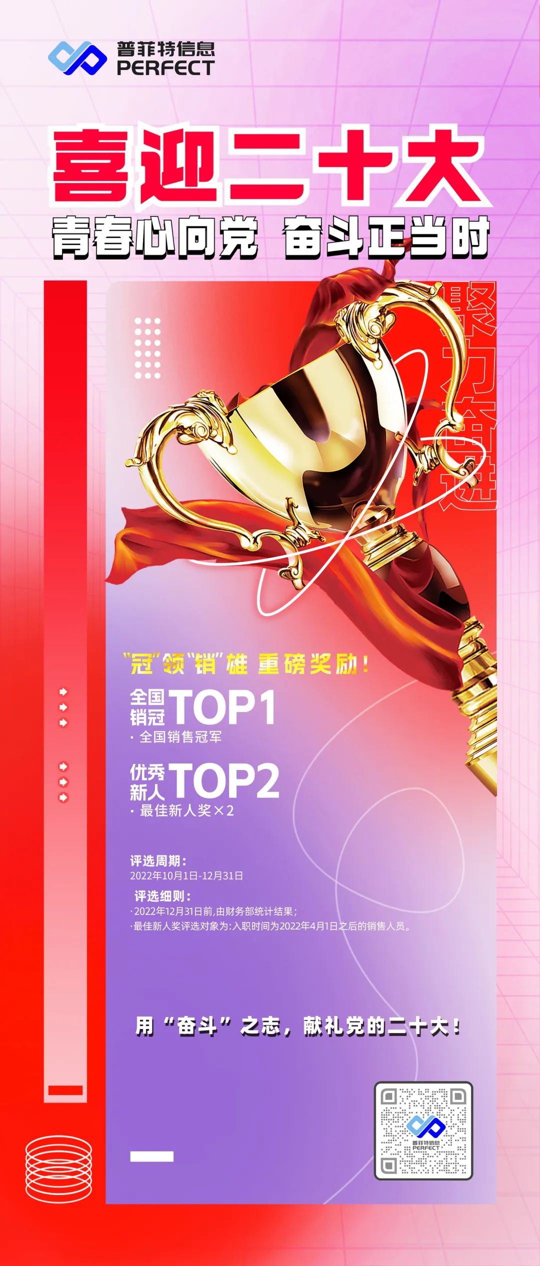 普菲特信息｜喜迎二十大 青春心向党 奋斗正当时