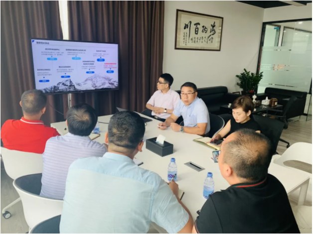 热烈欢迎黄石市文旅局领导一行莅临普菲特考察指导